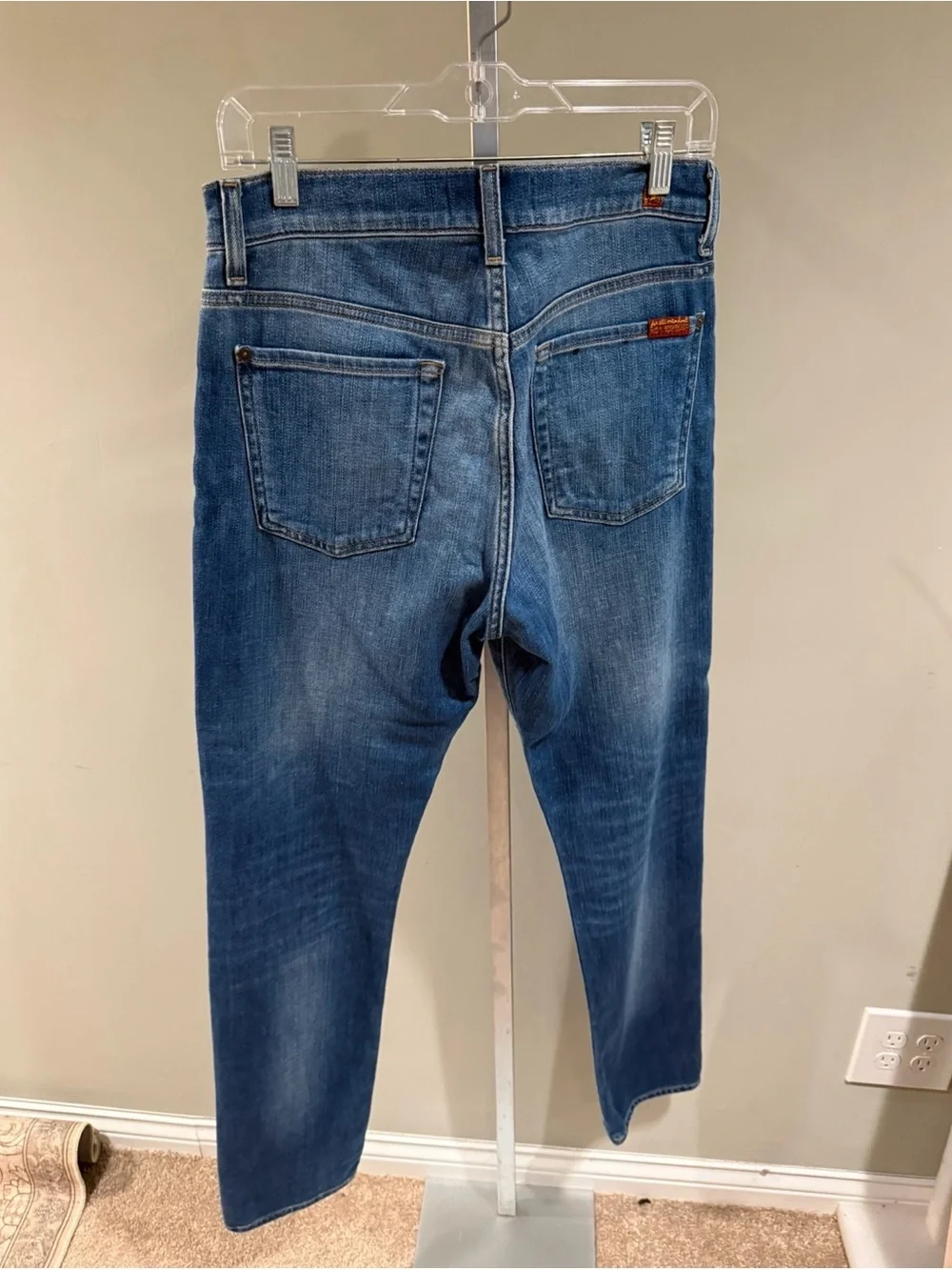 7 For All Mankind Men’s Dark Blue Slim Jeans